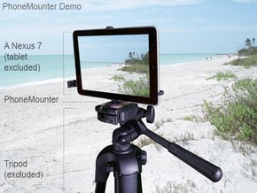 Samsung Galaxy Tab 3 V tripod & stabilizer mount in Black Natural Versatile Plastic