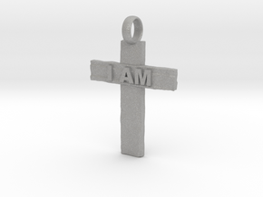 Cross I AM in Aluminum