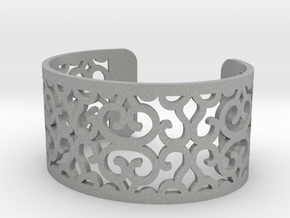 Arabesque perforated bracelet in Aluminum