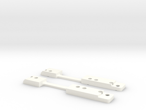 MiniZ F1 Lateral Links Soft in White Processed Versatile Plastic