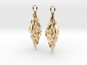 Vision Earrings in 14k Gold Plated Brass