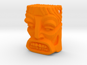 Tiki Pendant "Bob" in Orange Processed Versatile Plastic