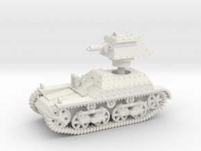 Vickers Light Tank Mk.IIa (15mm) in White Natural Versatile Plastic