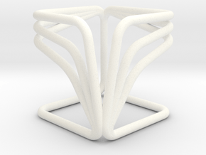 YOUCUBE R Pendant in White Processed Versatile Plastic