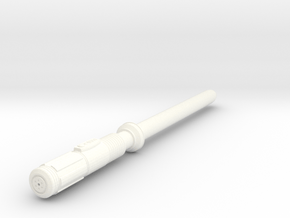 Lightsaber Pen in White Processed Versatile Plastic