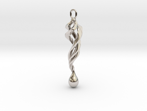 Purity No. 2 Pendant in Rhodium Plated Brass