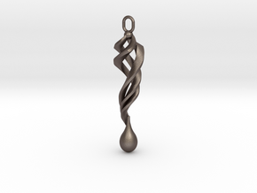 Purity No. 2 Pendant in Polished Bronzed Silver Steel