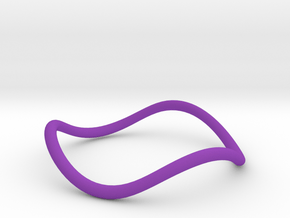 ZIG ZAG Ring in Purple Processed Versatile Plastic: 5 / 49