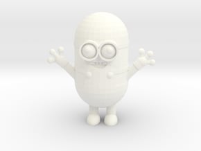 Minion in White Processed Versatile Plastic