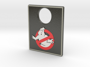 Pinball Plunger Plate - Spooky 1 in Glossy Full Color Sandstone