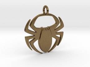Spider Pendant in Natural Bronze