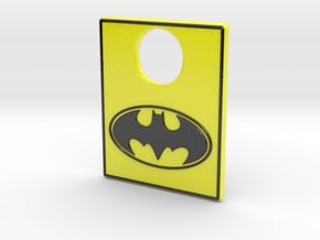 Pinball Plunger Plate - Classic Batman in Glossy Full Color Sandstone
