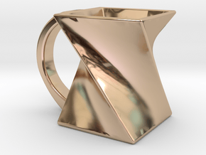 Twisting Mug in 14k Rose Gold