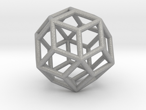 0303 Rhombic Triacontahedron E (a=1cm) #001 in Aluminum