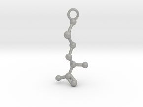 D-Methionine Molecule Necklace Earring in Aluminum