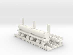 Log Mover+Log - HO 87:1 Scale in White Processed Versatile Plastic