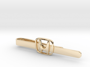Luxury Honda Tie Clip in 14k Gold Plated Brass