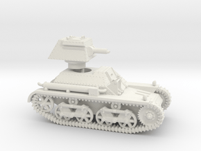Vickers Light Tank Mk.IIb (28mm scale) in White Natural Versatile Plastic