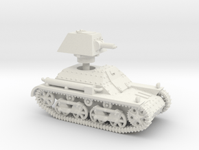 Vickers Light Tank Mk.I (15mm scale) in White Natural Versatile Plastic