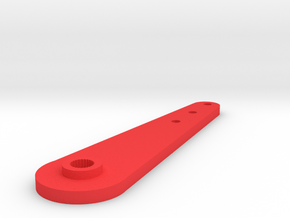 Servo Arm 25t Approx 3" in Red Processed Versatile Plastic