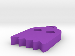 PacMan keychain in Purple Processed Versatile Plastic