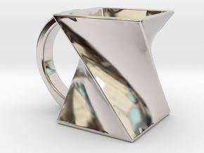 Twisting Mug in Platinum