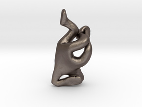 Elbow Freeze    in Polished Bronzed Silver Steel