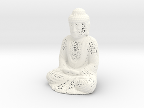 Full Buddha For Shapeways in White Processed Versatile Plastic