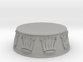 Chess Queen Base - 1 inch in Aluminum