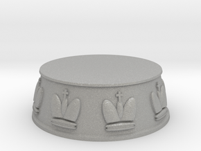 Chess King Base - 1 inch in Aluminum