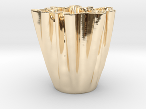 Cloth Cup in 14K Yellow Gold