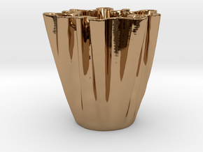 Cloth Cup in Polished Brass