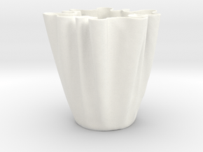 Cloth Cup in White Processed Versatile Plastic