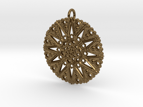 Star Mandala in Natural Bronze