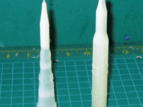 1/700 NASA Saturn 5 Rocket Hollowed in Tan Fine Detail Plastic