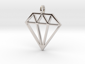 Pendant 'Diamond' in Platinum