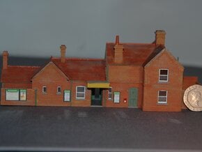 Freshwater (Isle of Wight) Station Building 2mm/ft in Smooth Fine Detail Plastic