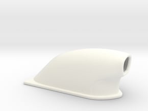 1/32 Small Pro Mod Hood Scoop in White Processed Versatile Plastic