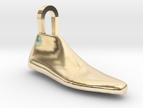 Pendant Shoe Last in 14K Yellow Gold