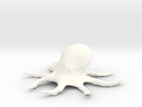 Ghost Octopus in White Processed Versatile Plastic