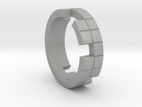 Tetris Ring Size 10 in Aluminum