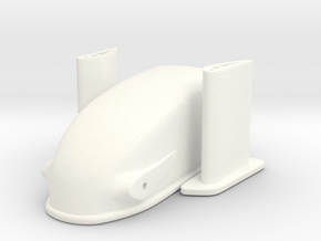 1/24 Dragster Nose in White Processed Versatile Plastic