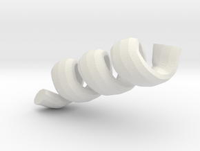 Alpha helix in White Natural Versatile Plastic