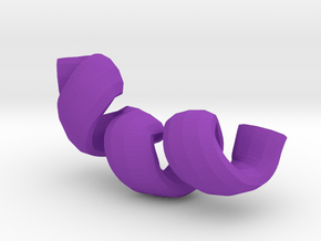 Helix cartoon with Glycine in Purple Processed Versatile Plastic