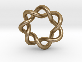 0507 Knot k7.1 in Polished Gold Steel