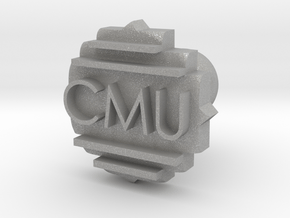 CMU Cufflink in Aluminum