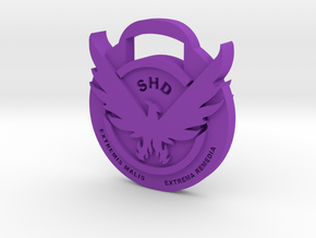 Tom Clancy's - The Division Pendent in Purple Processed Versatile Plastic