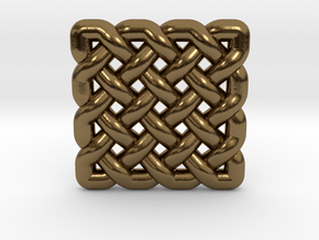 0509 Celtic Knotting - Regular Grid [4,4] in Polished Bronze