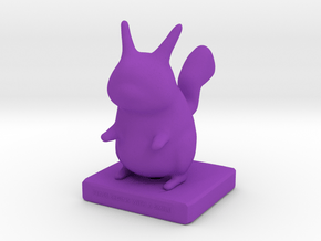 Pika toy in Purple Processed Versatile Plastic