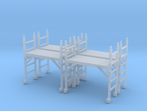 Scaffold 01. HO Scale (1:87) in Smooth Fine Detail Plastic